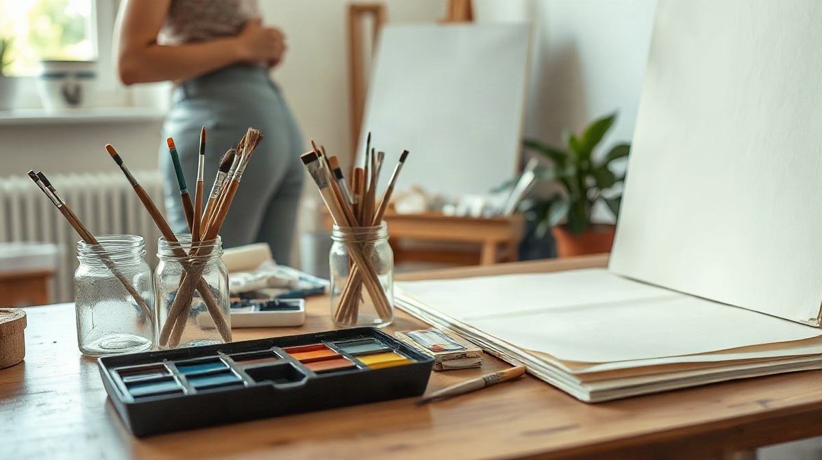 Aquarelle en godets ou en tubes,